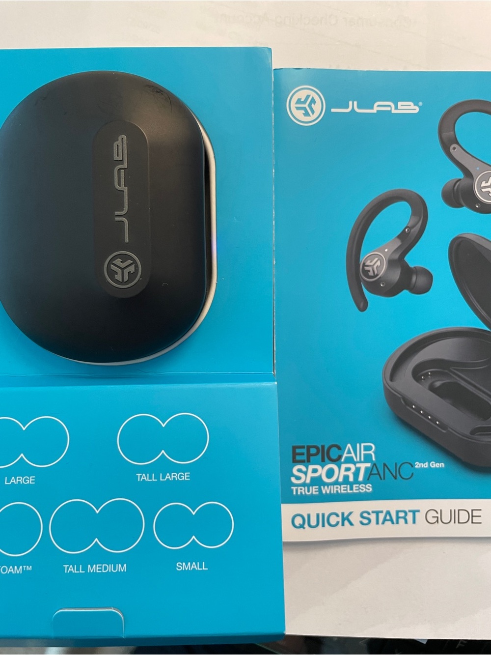 Jlab Audio Epic Air Sport ANC Wireless Earbuds NWOT